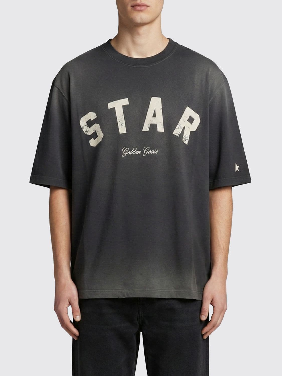 Golden Goose T-Shirt Men color Charcoal