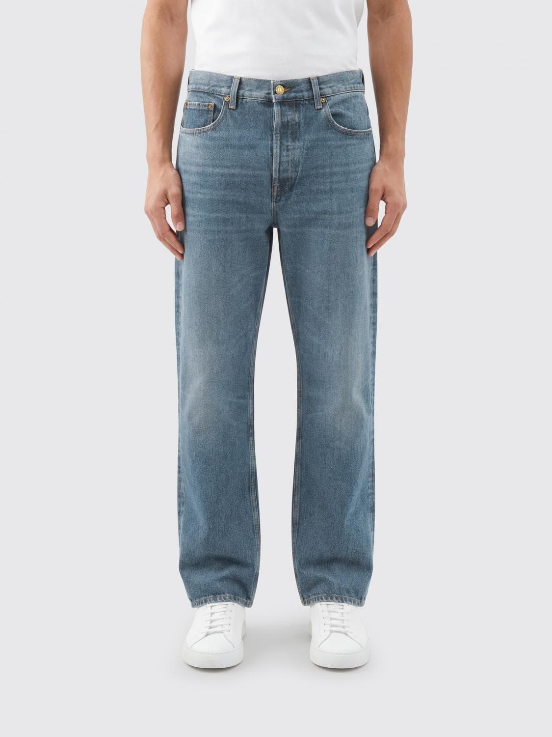 Golden Goose Jeans Men color Denim