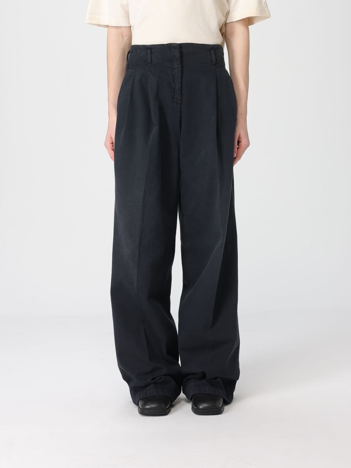 Golden Goose Pants Woman color Black