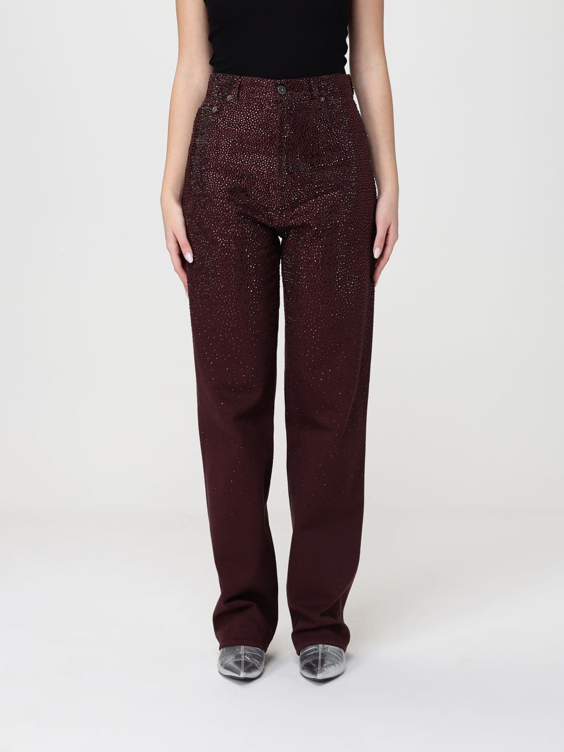 Golden Goose Jeans Woman color Royal Blue