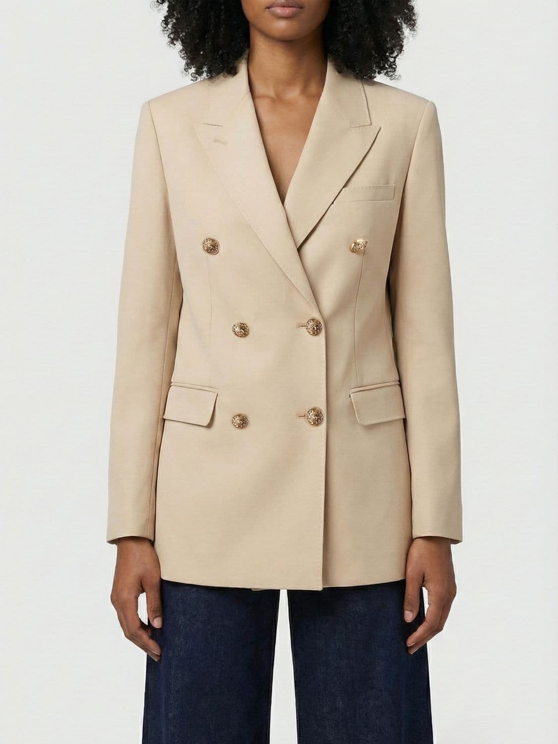 Golden Goose Jacket Woman color Sand