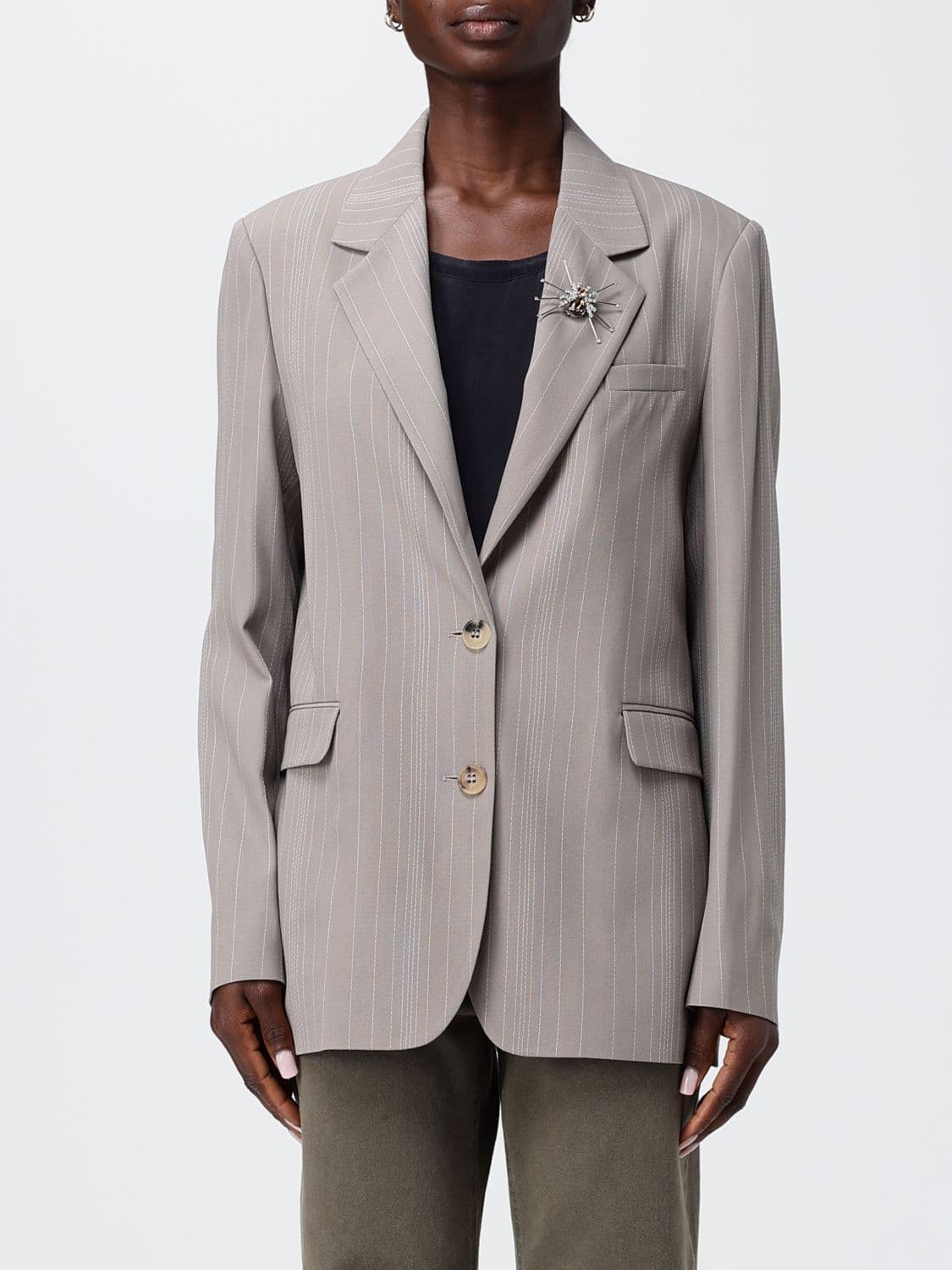 Golden Goose Jacket Woman color Beige