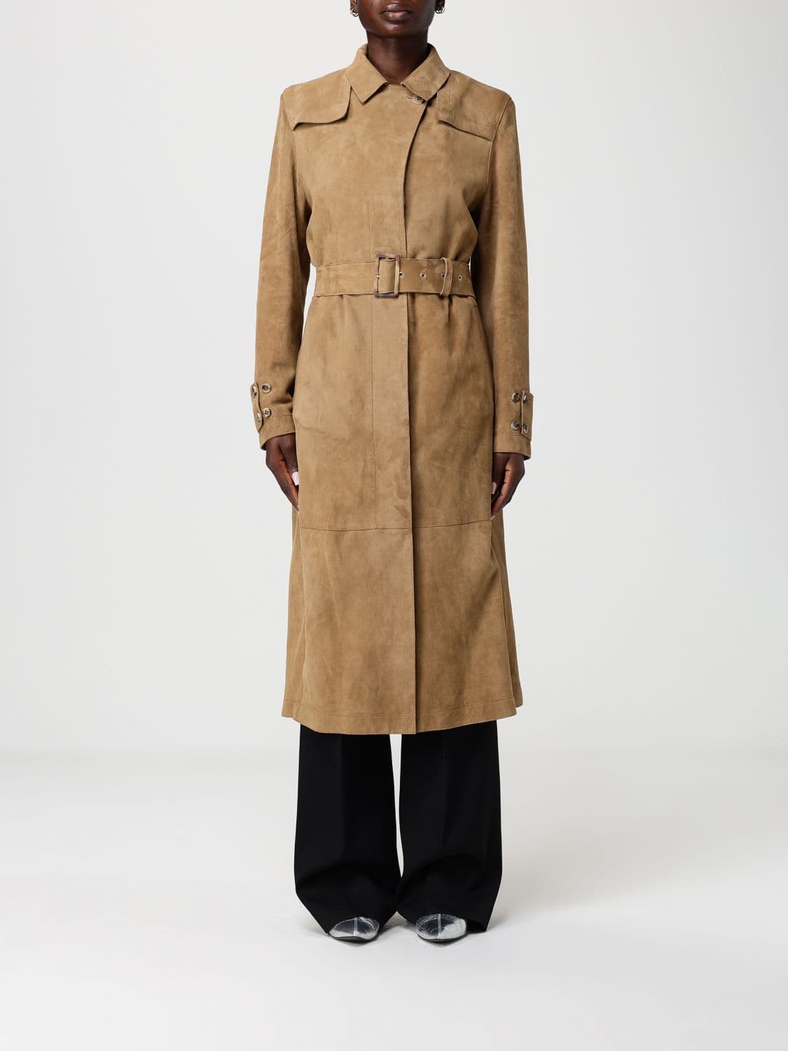 Golden Goose Jacket Woman color Leather