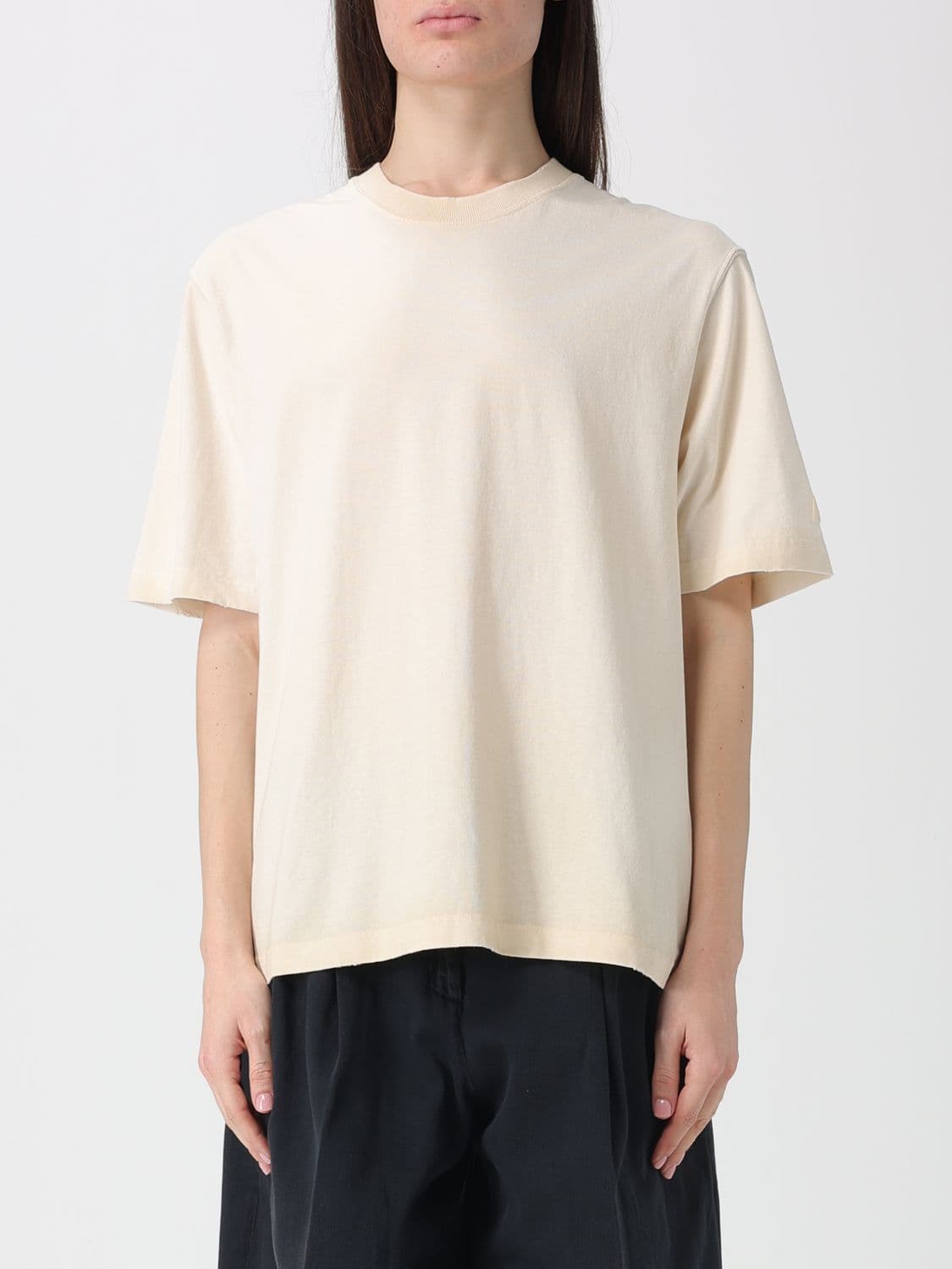 Golden Goose T-Shirt Woman color Yellow Cream