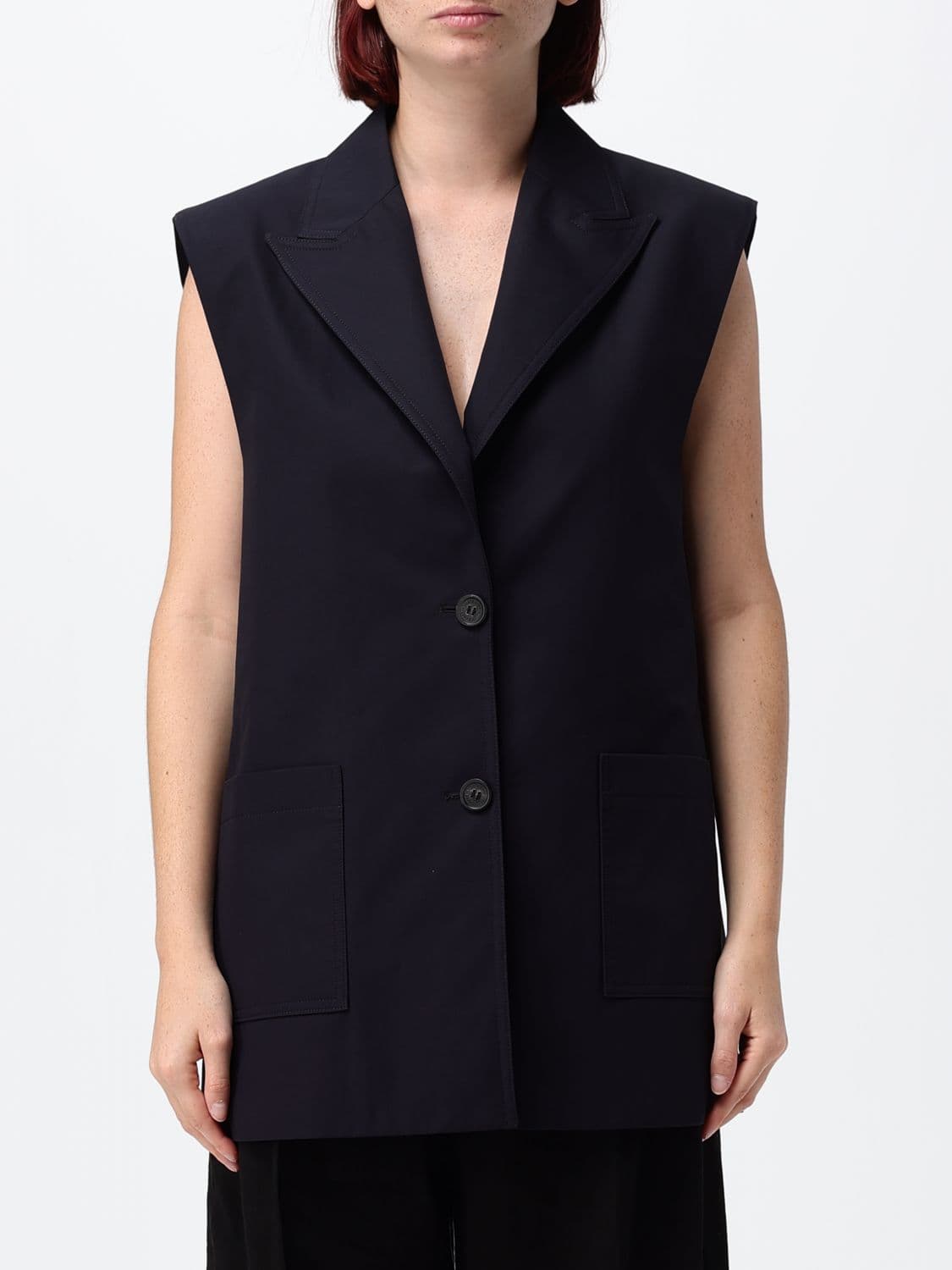 Golden Goose Waistcoat Woman color Blue