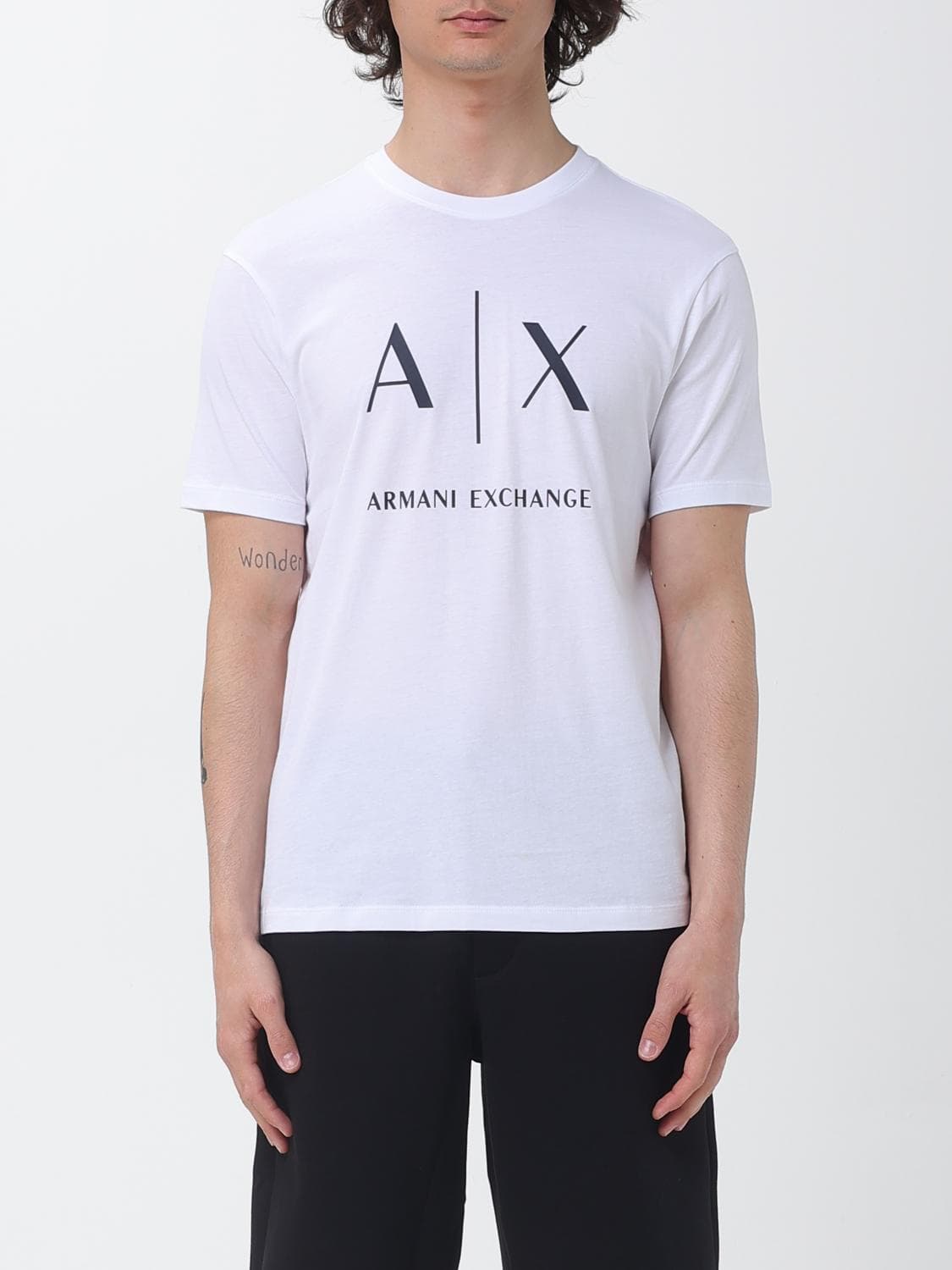 Armani Exchange T-Shirt Men color White