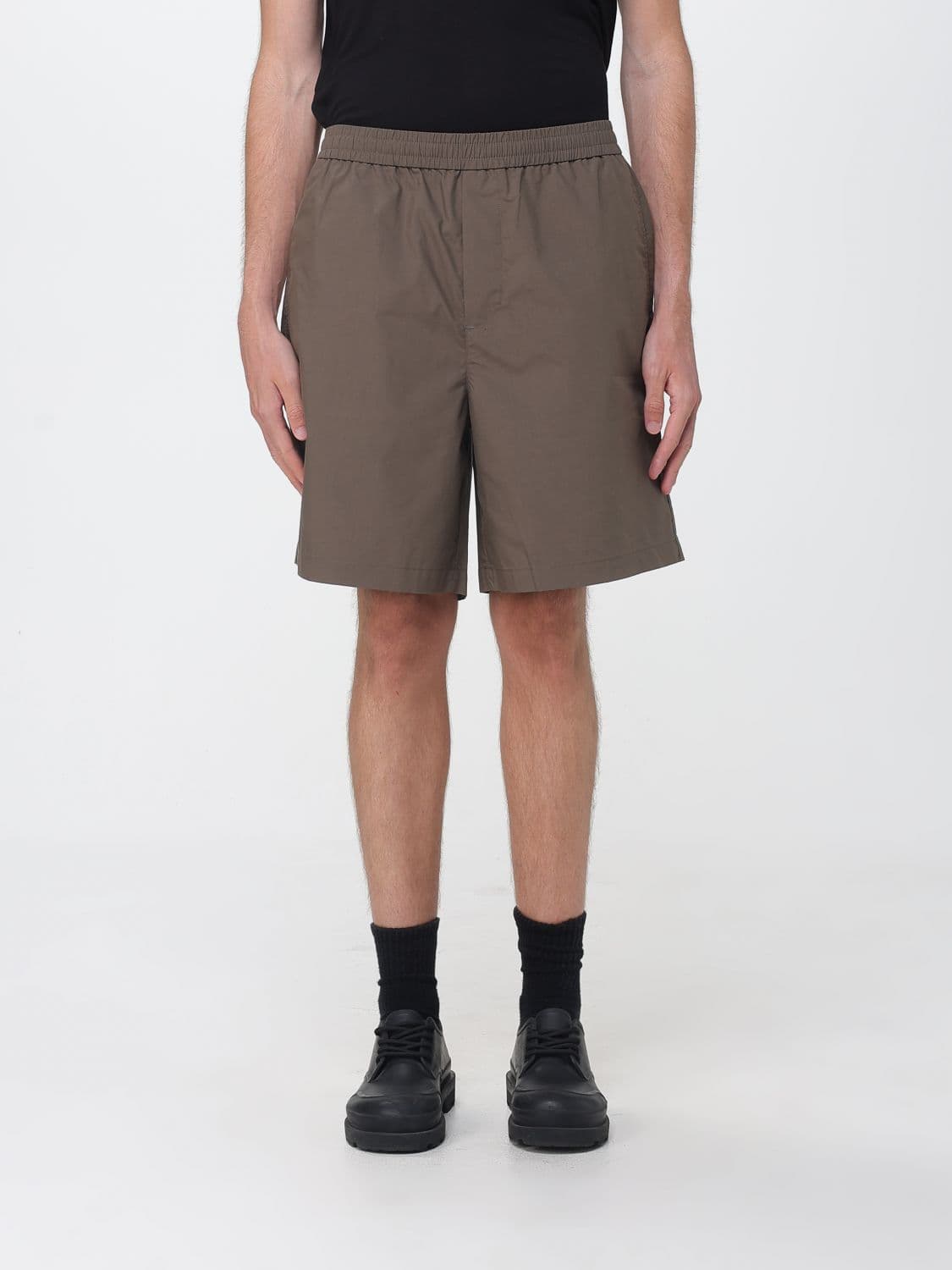 Armani Exchange Shorts Men color Brown