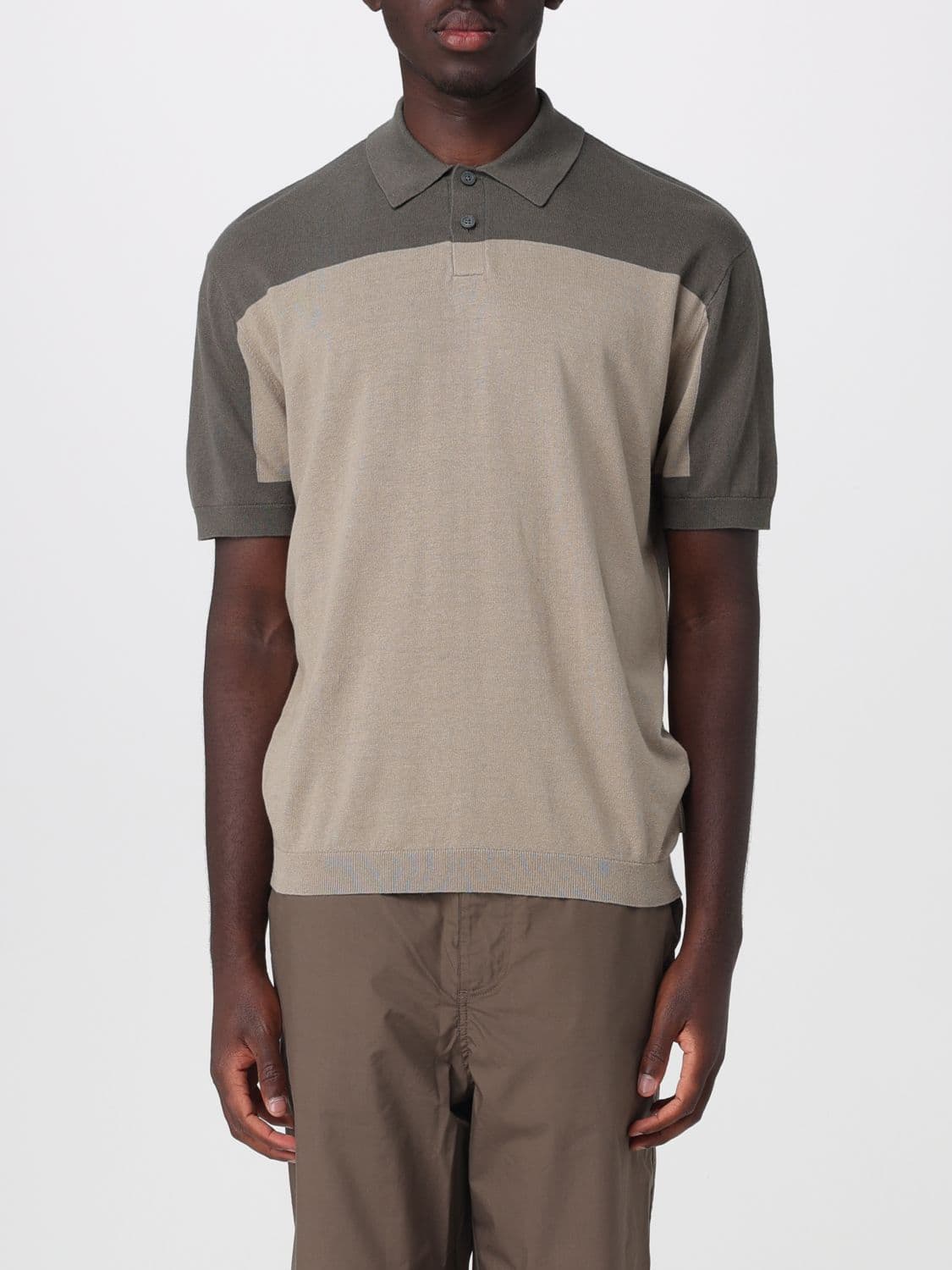 Armani Exchange Polo Shirt Men color Green