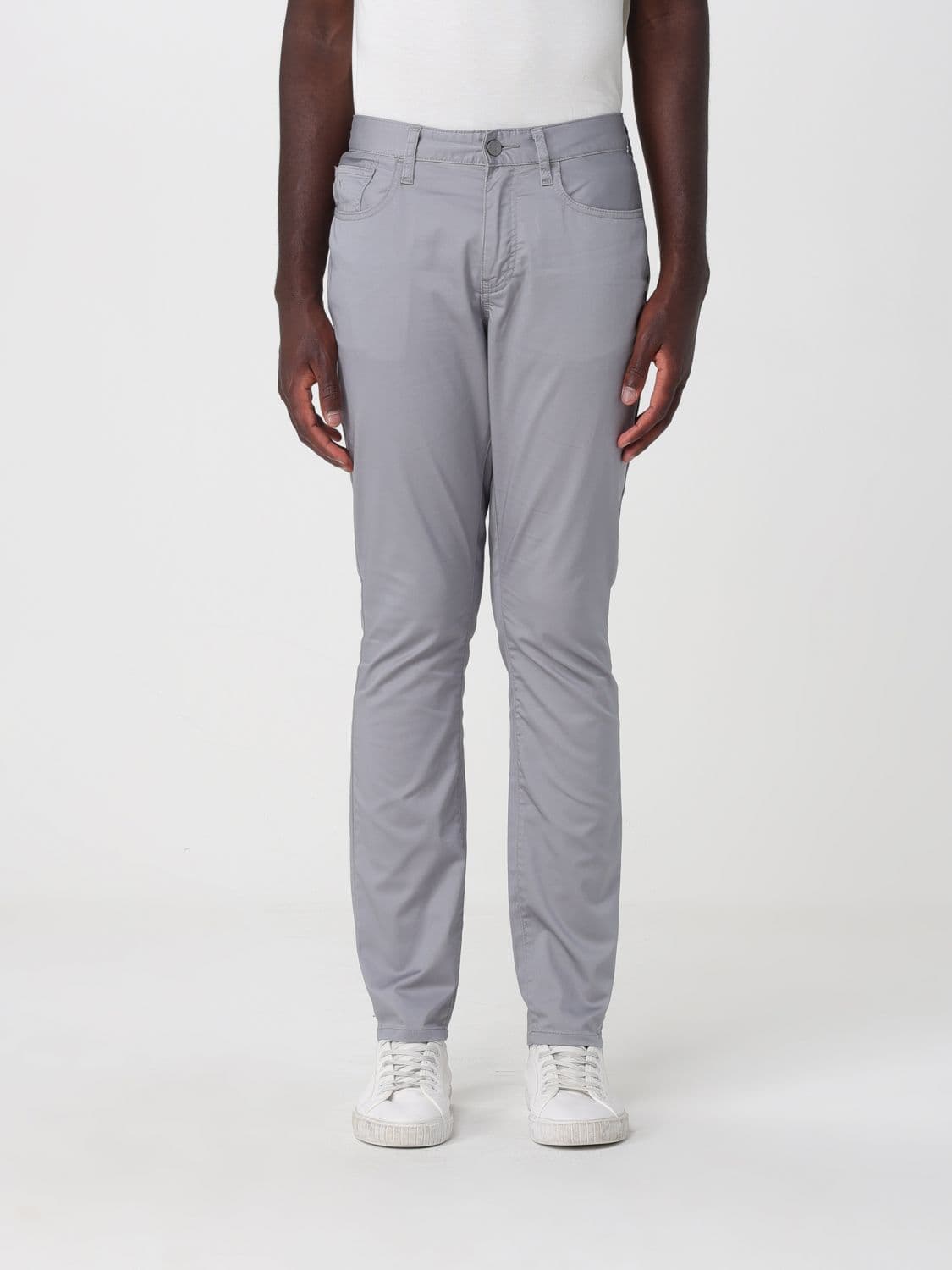 Armani Exchange Pants Men color Grey