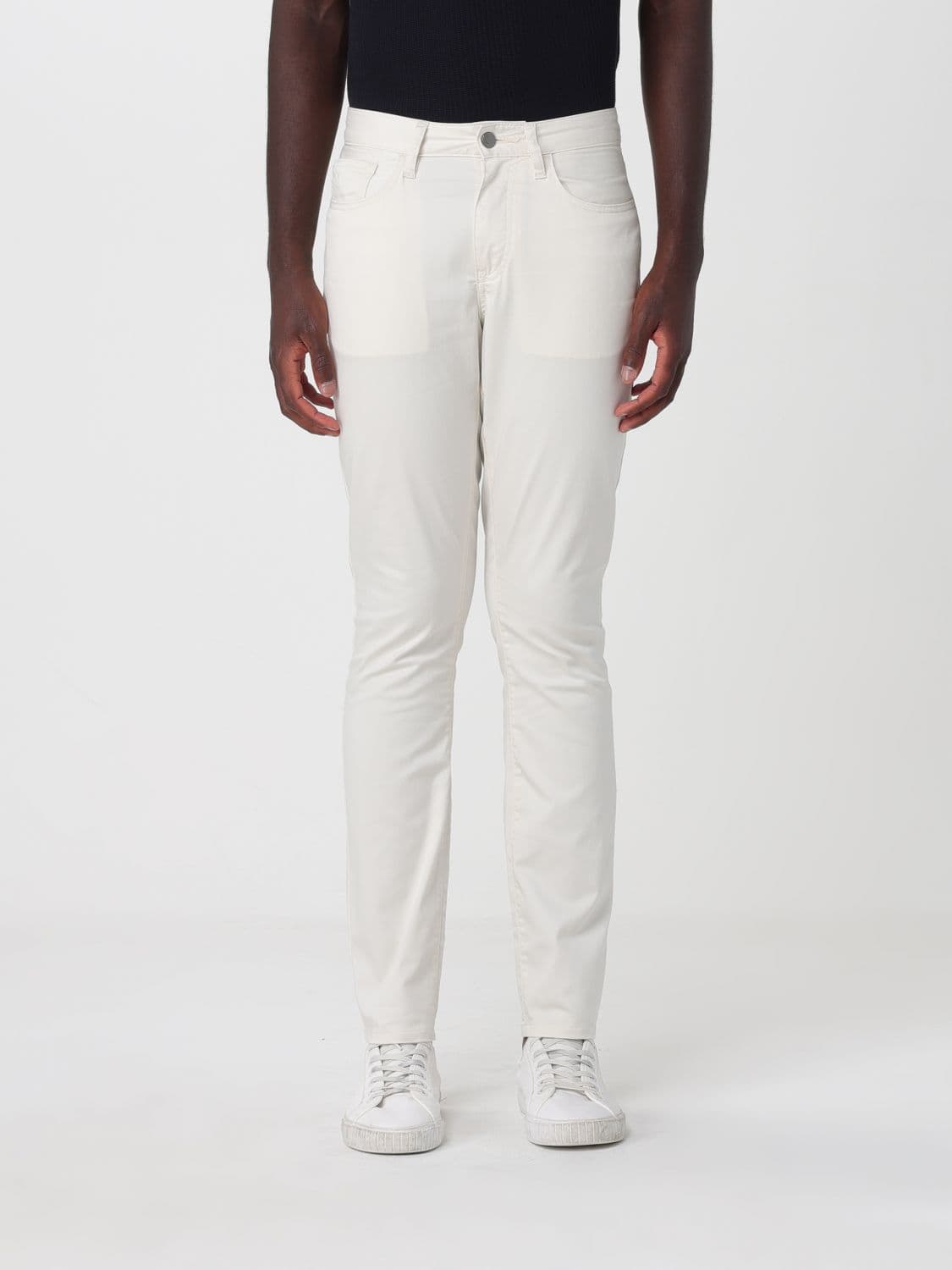 Armani Exchange Pants Men color Yellow Cream