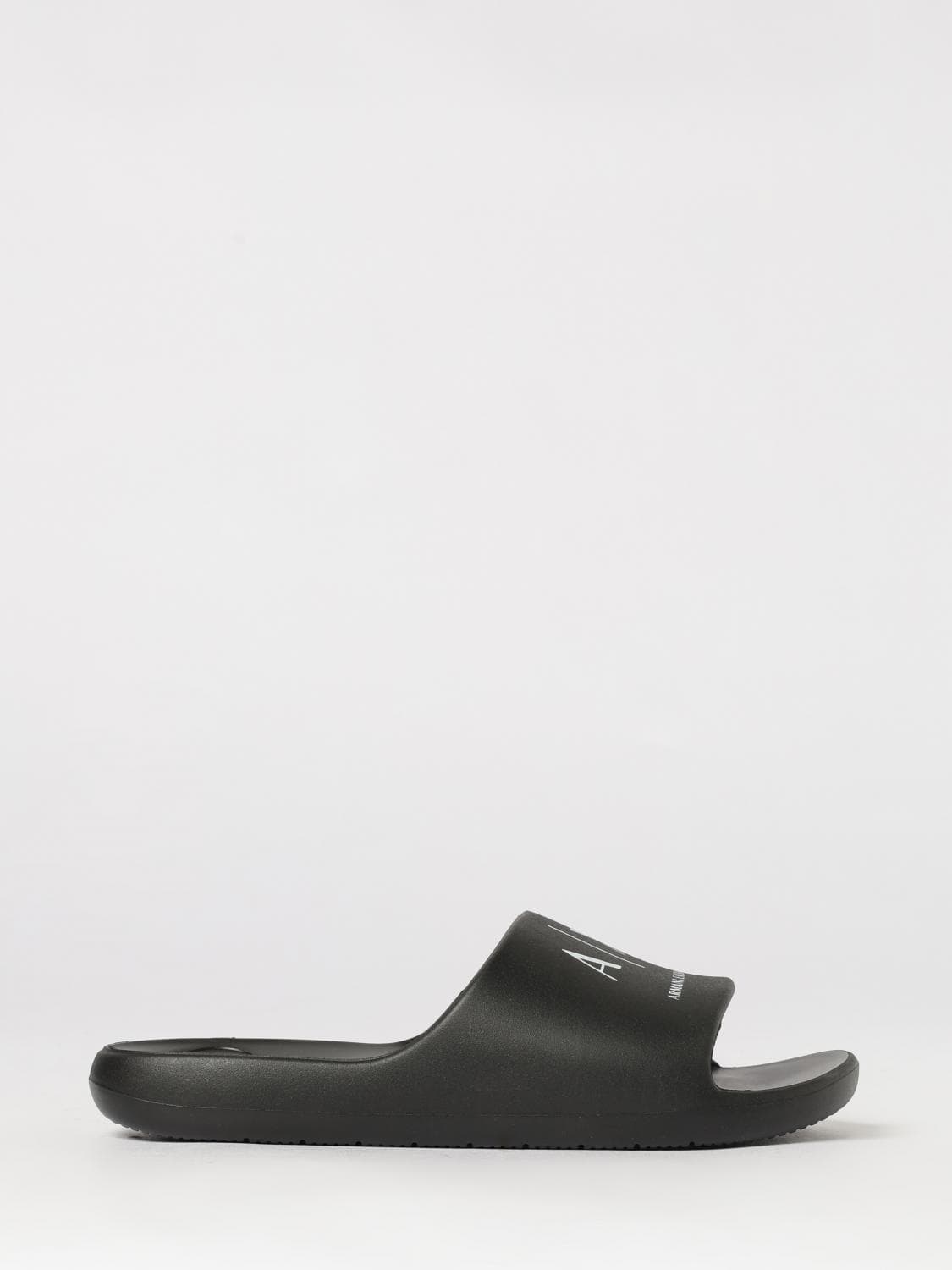 Armani Exchange Sandals Men color Black