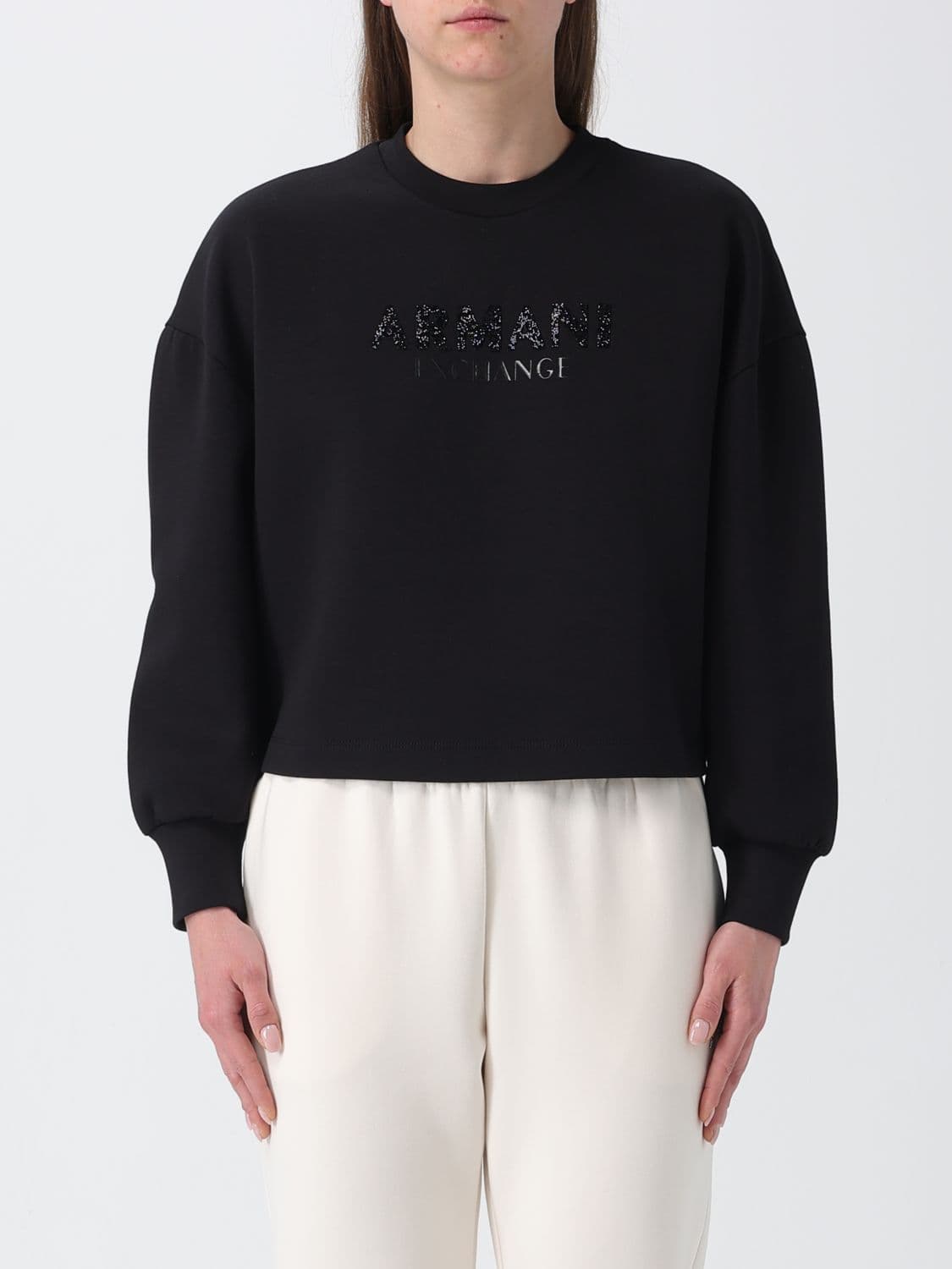 Armani Exchange Sweatshirt Woman color Black