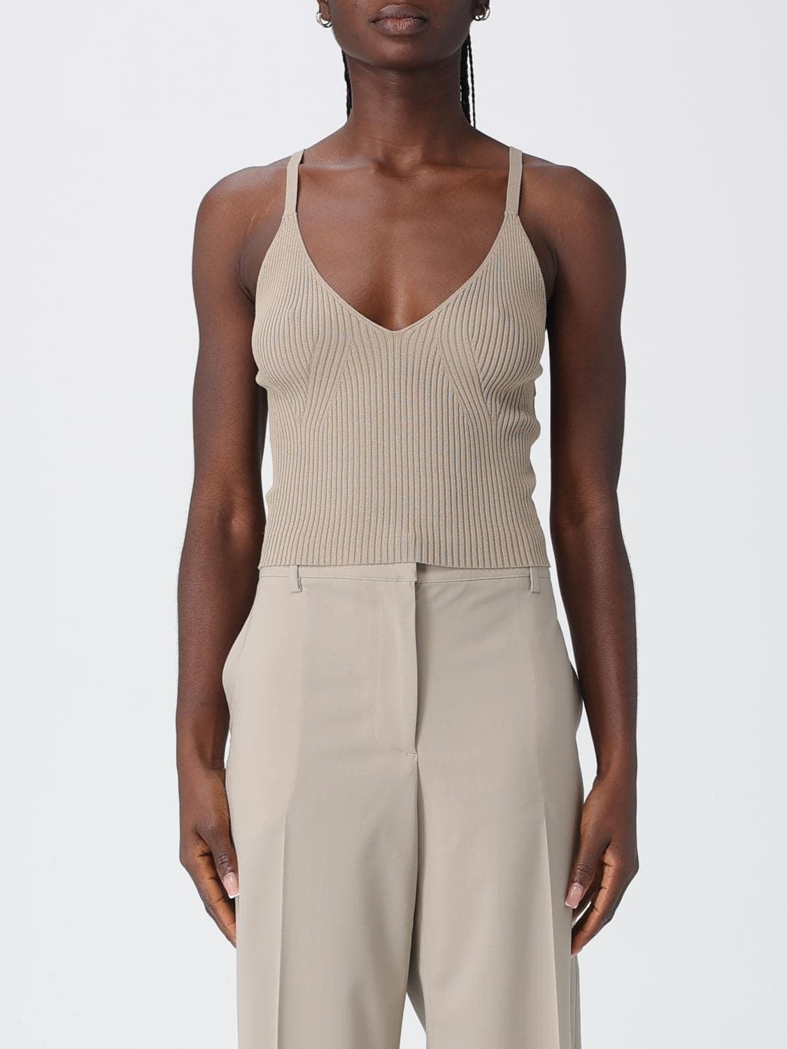 Armani Exchange Top Woman color Sand