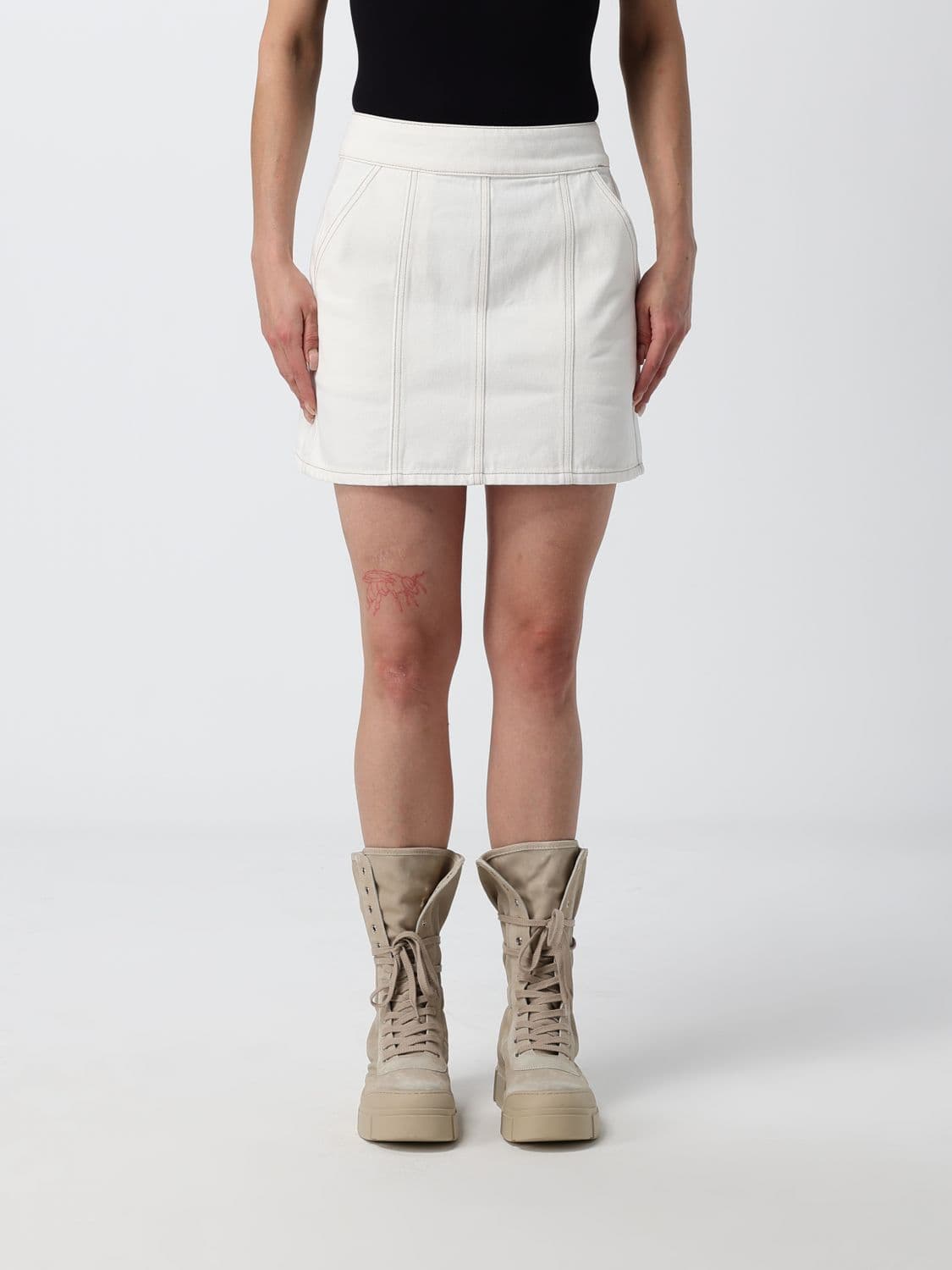 Armani Exchange Skirt Woman color White