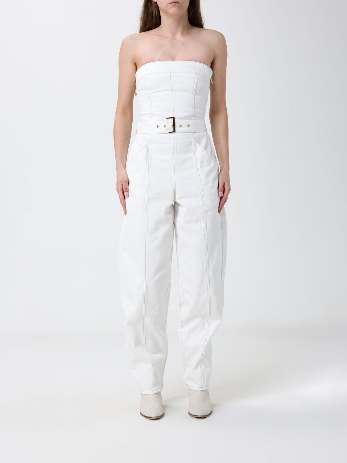 Armani Exchange Jumpsuit Woman color White