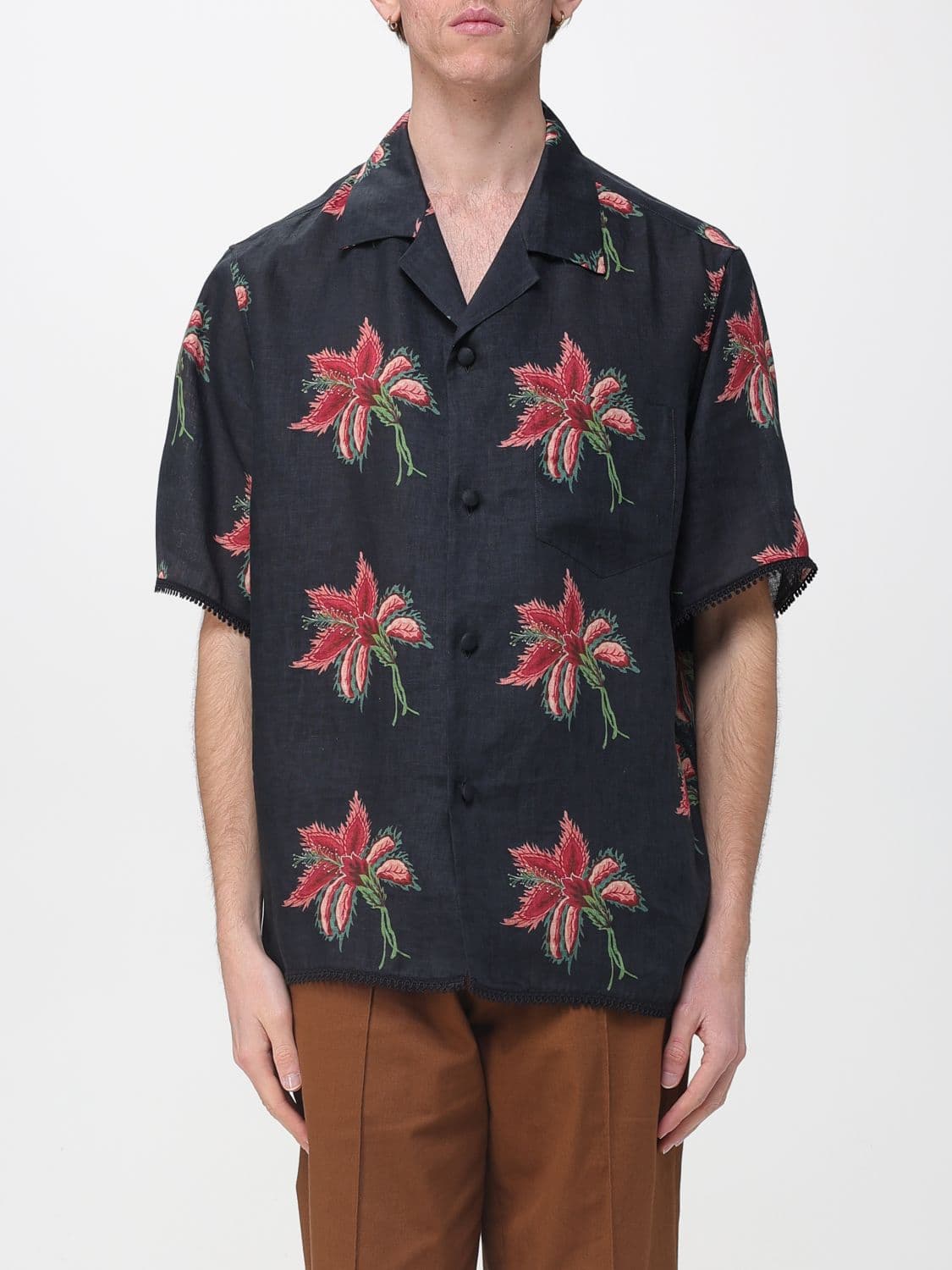 Valentino Shirt Men color Black