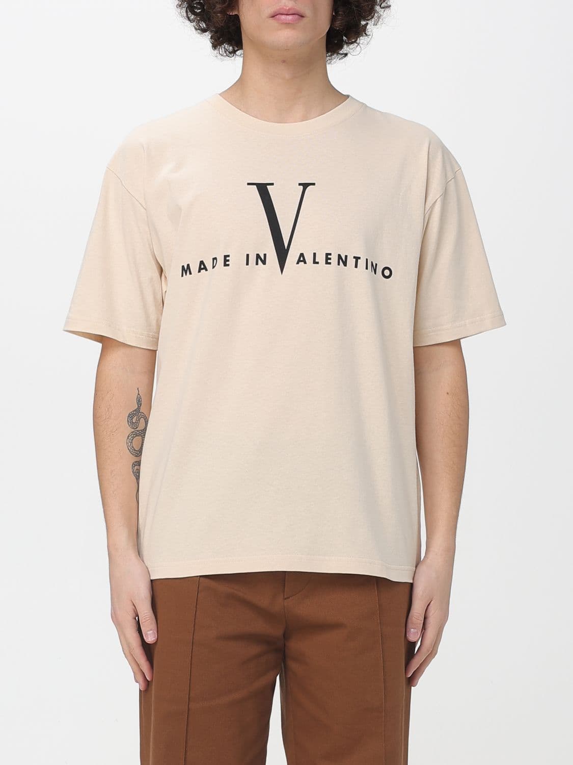 Valentino T-Shirt Men color Butter
