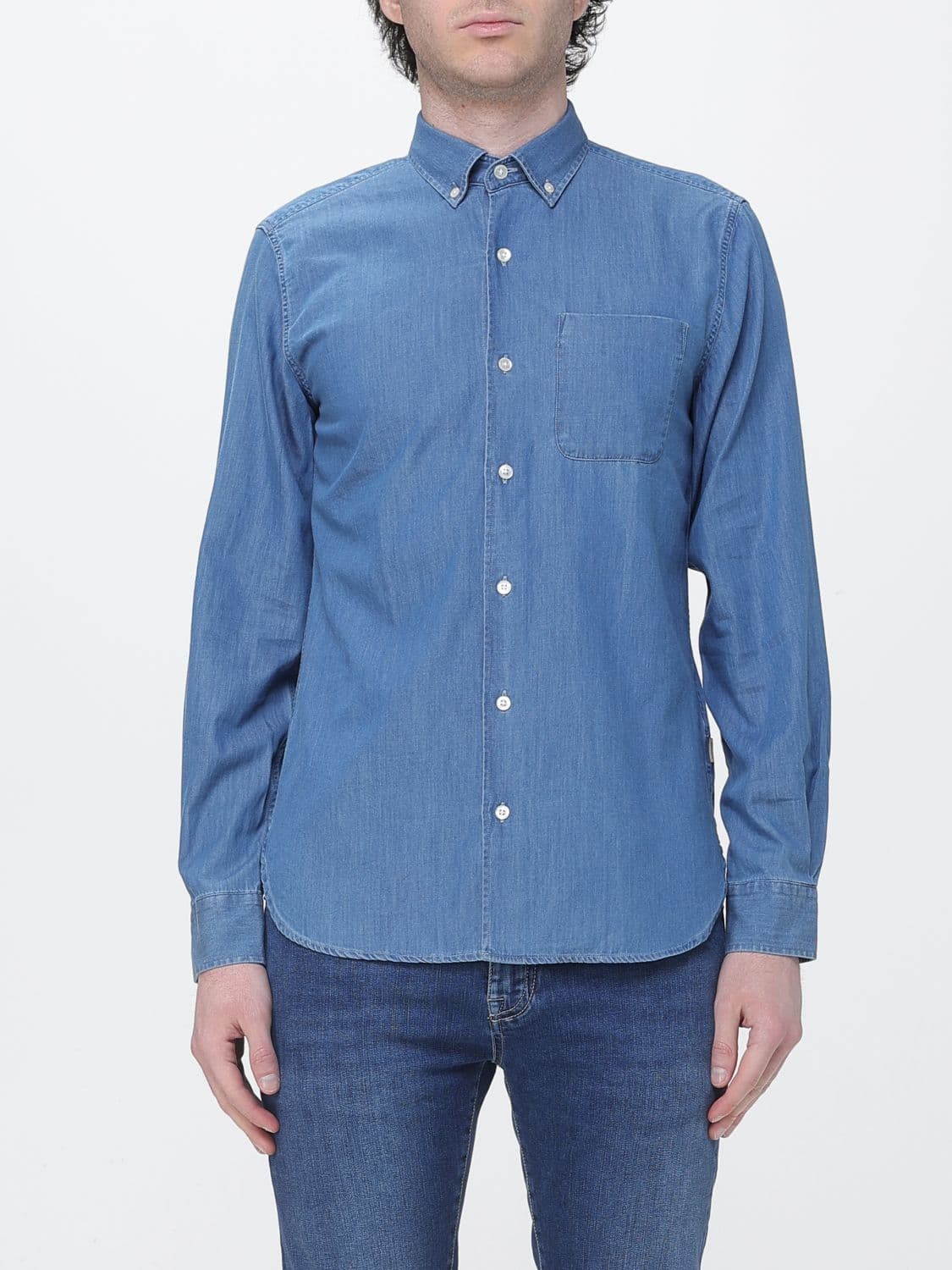 Woolrich Shirt Men color Blue