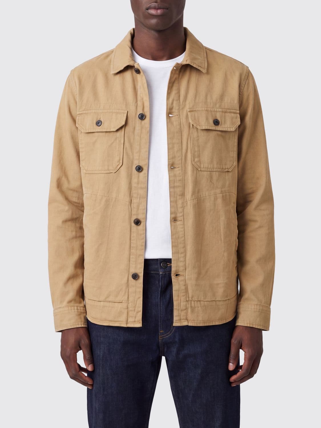 Woolrich Jacket Men color Beige