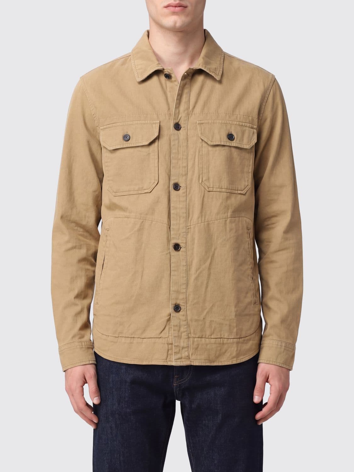 Woolrich Jacket Men color Brown · S