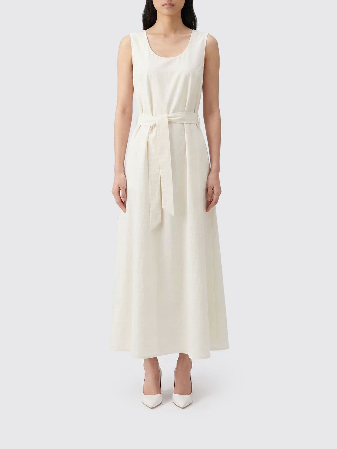 Woolrich Dress Woman color Cream · M