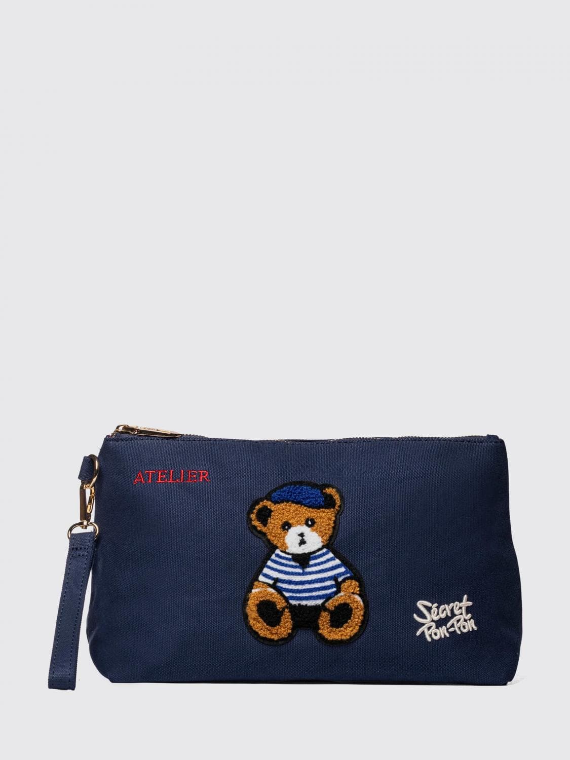 Secret Pon-Pon Clutch Woman color Navy · OS