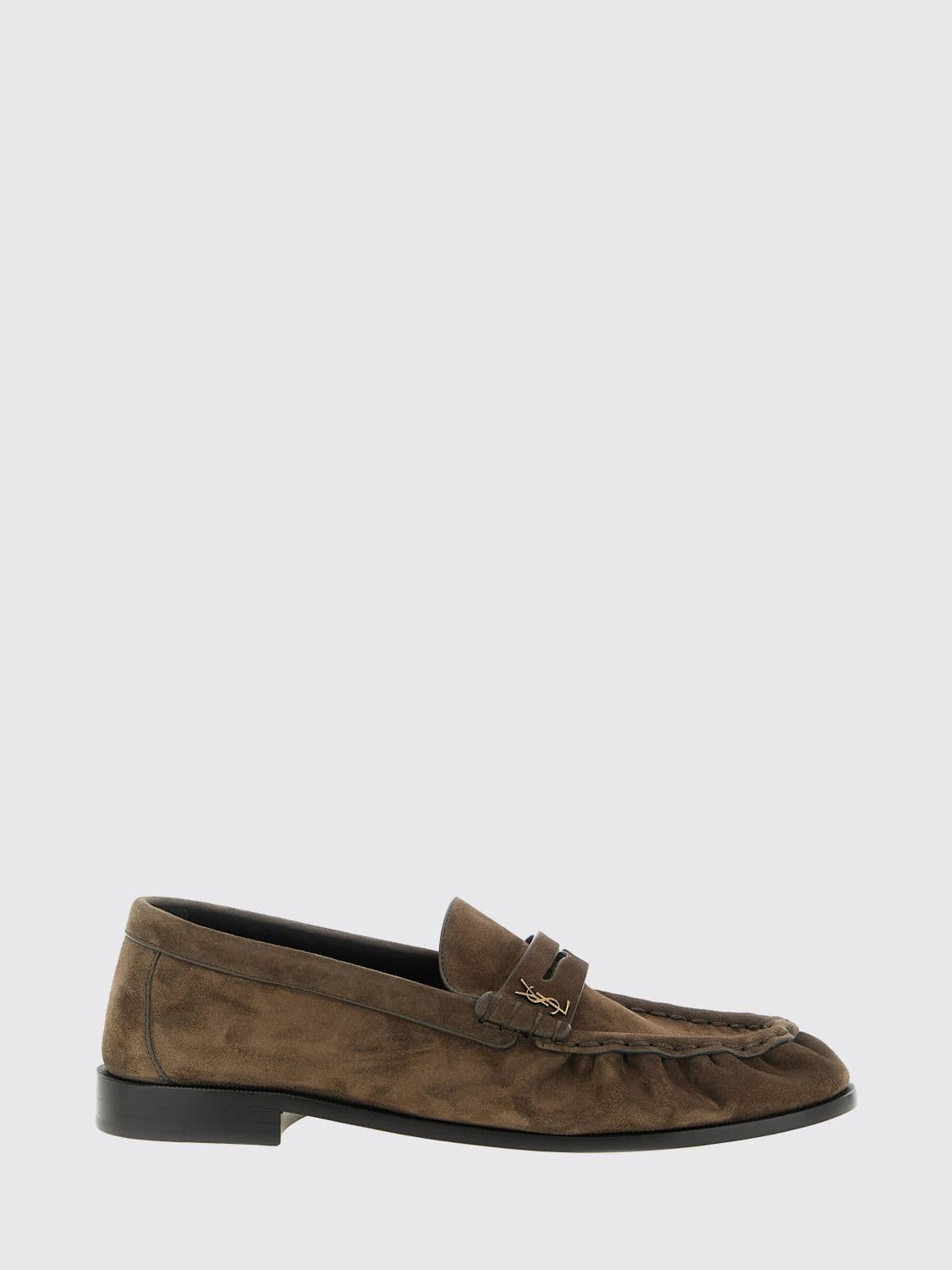 Saint Laurent Loafers Men color Charcoal