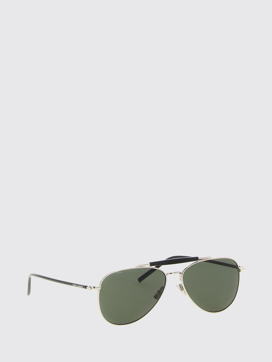 Saint Laurent Sunglasses Men color Silver