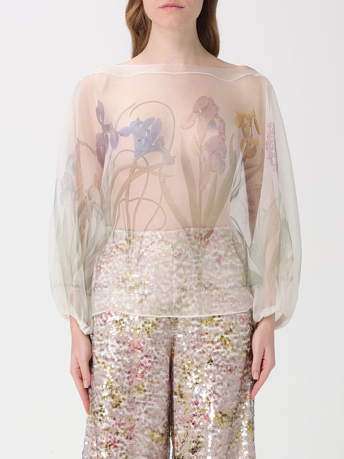 Alberta Ferretti Top Woman color Blush Pink
