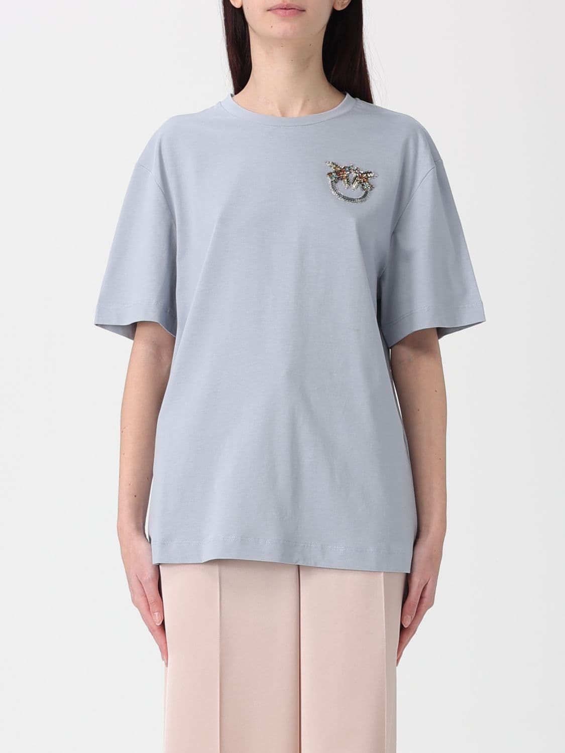 Pinko T-Shirt Woman color Blue