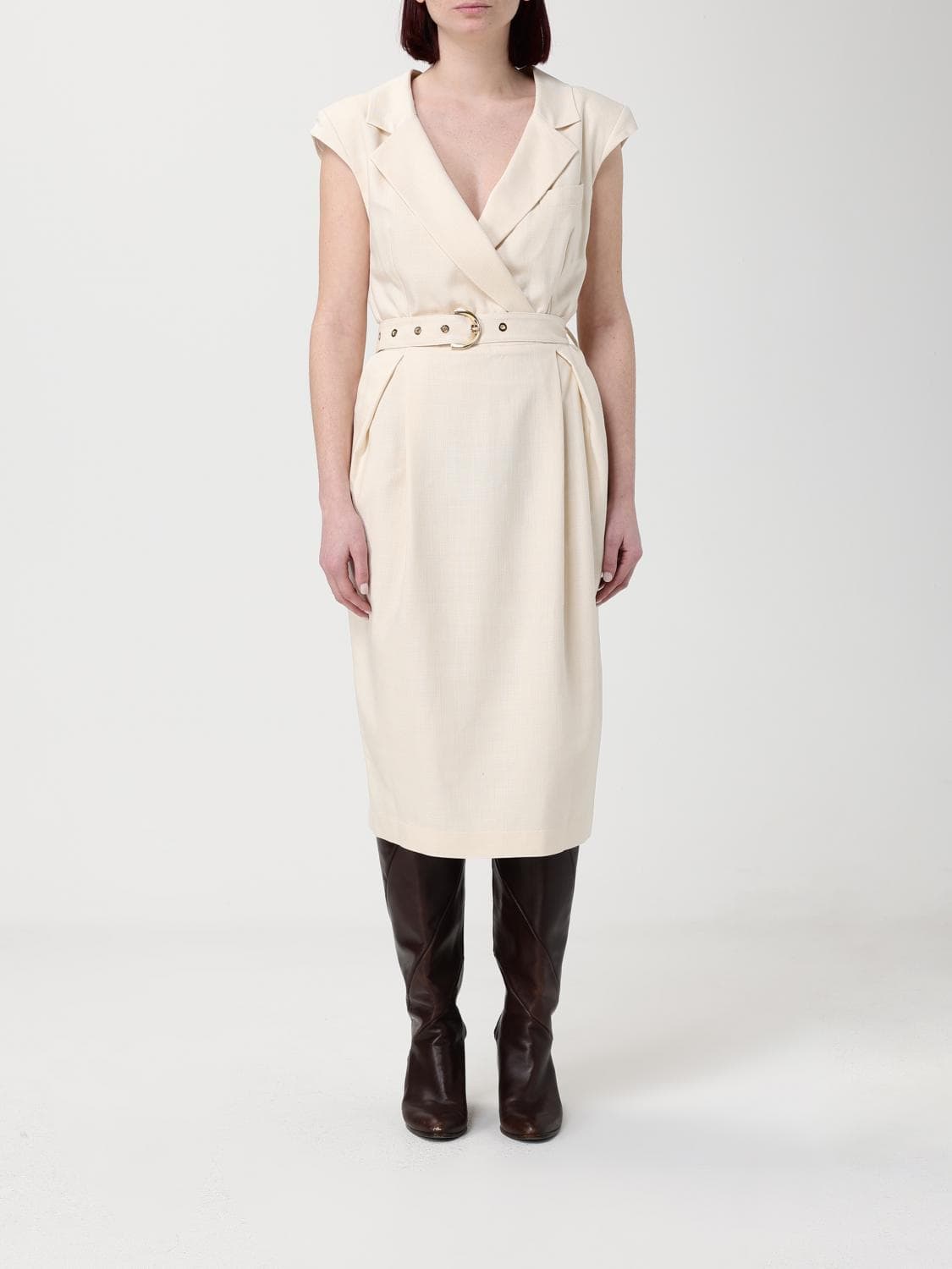 Pinko Dress Woman color White