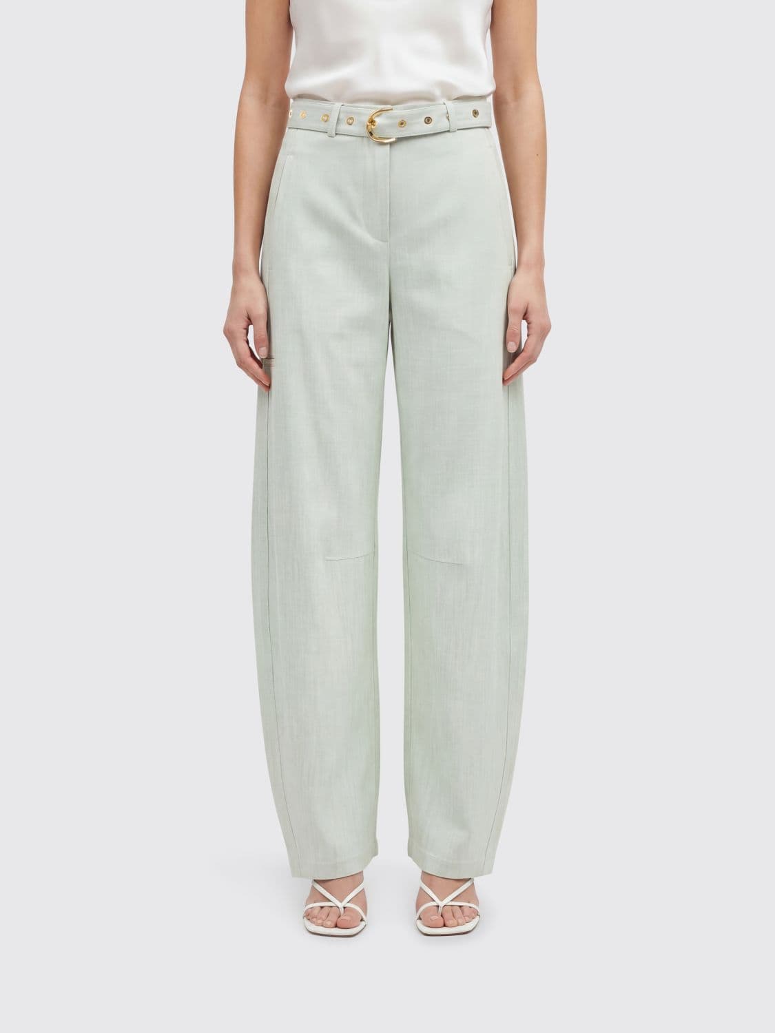 Pinko Pants Woman color Water · 36