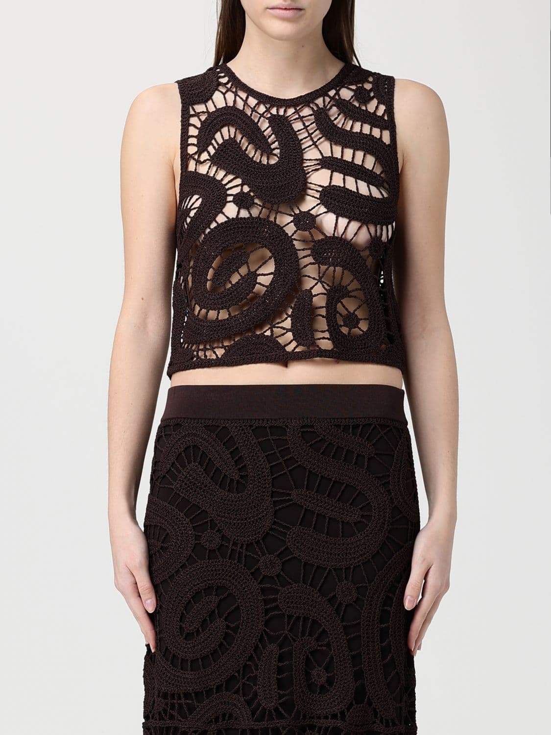 Pinko Top Woman color Brown