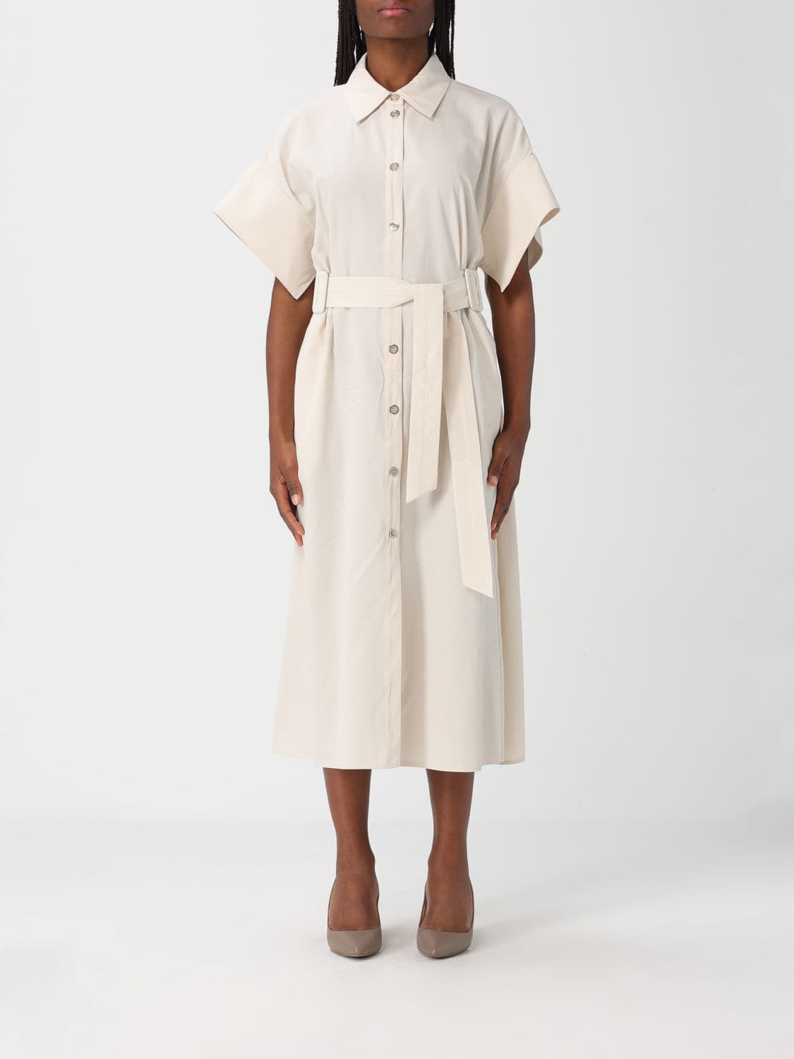 Pinko Dress Woman color Beige