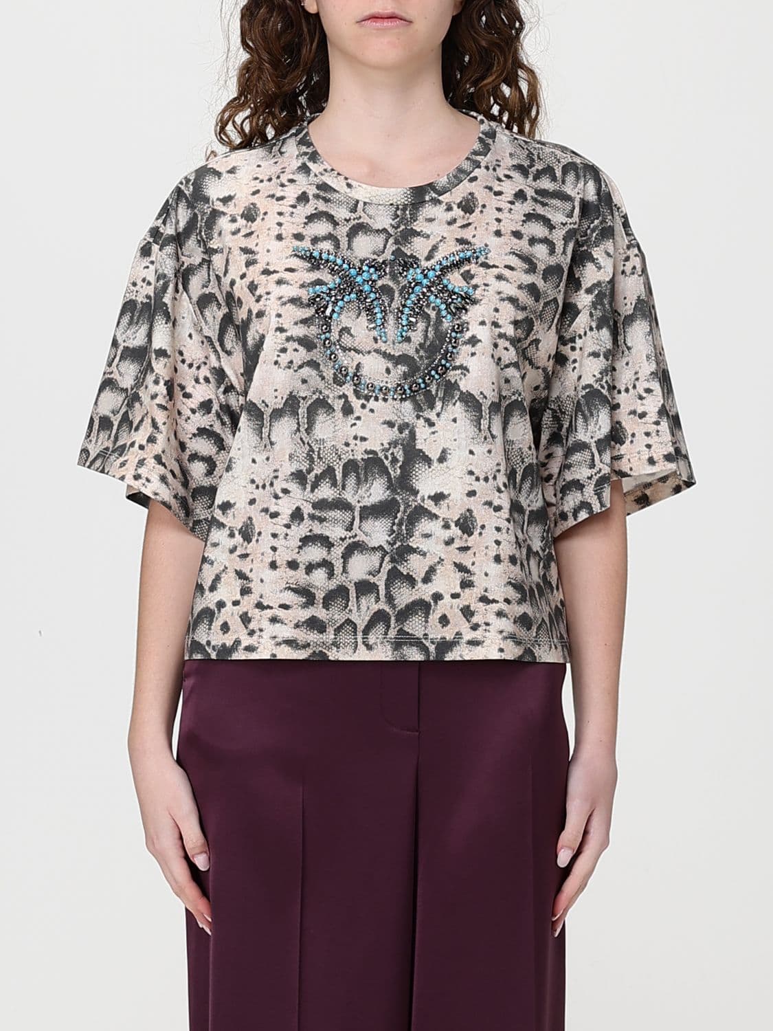 Pinko T-Shirt Woman color Beige