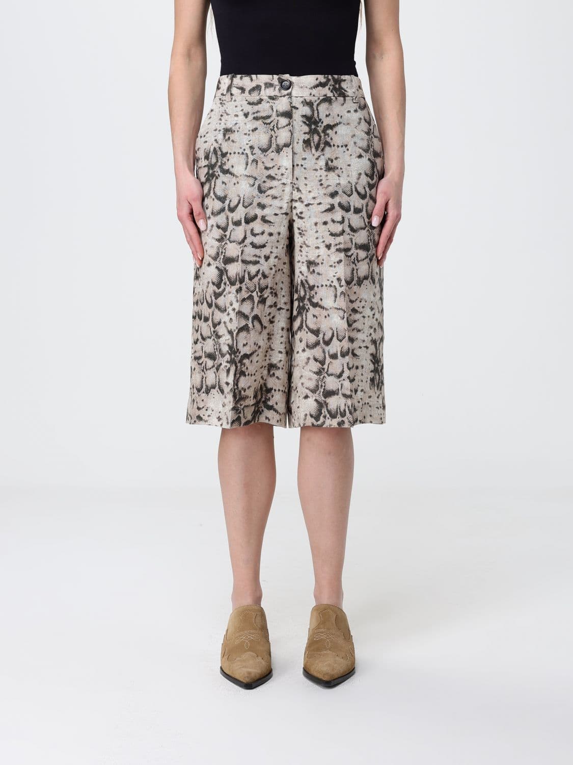 Pinko Shorts Woman color Beige
