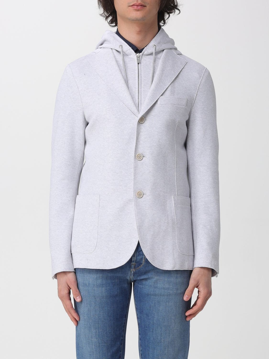 Eleventy Jacket Men color Grey