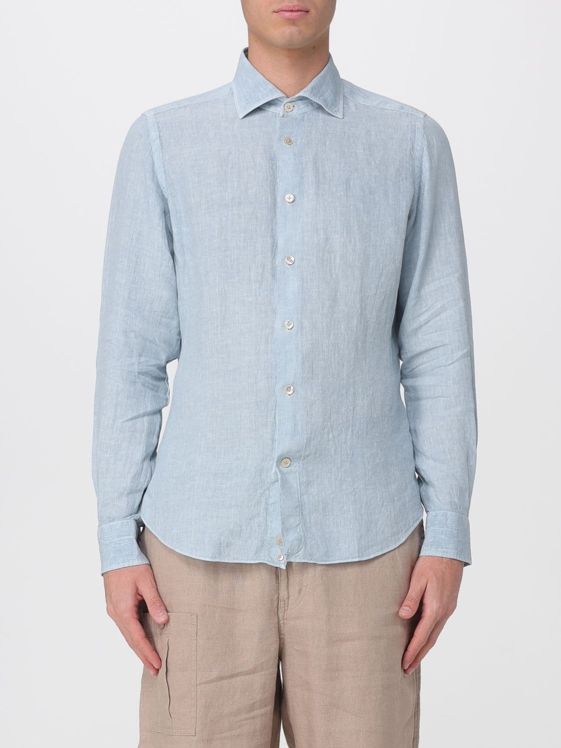 Eleventy Shirt Men color Gnawed Blue