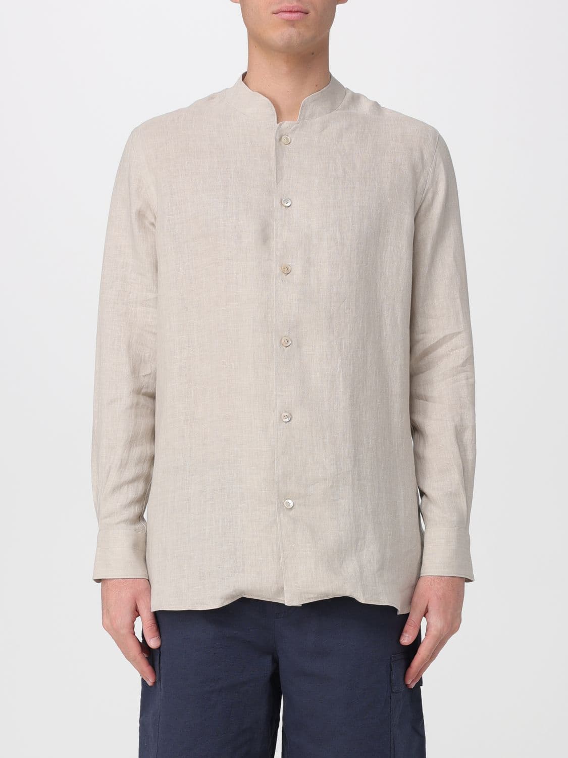 Eleventy Shirt Men color Sand