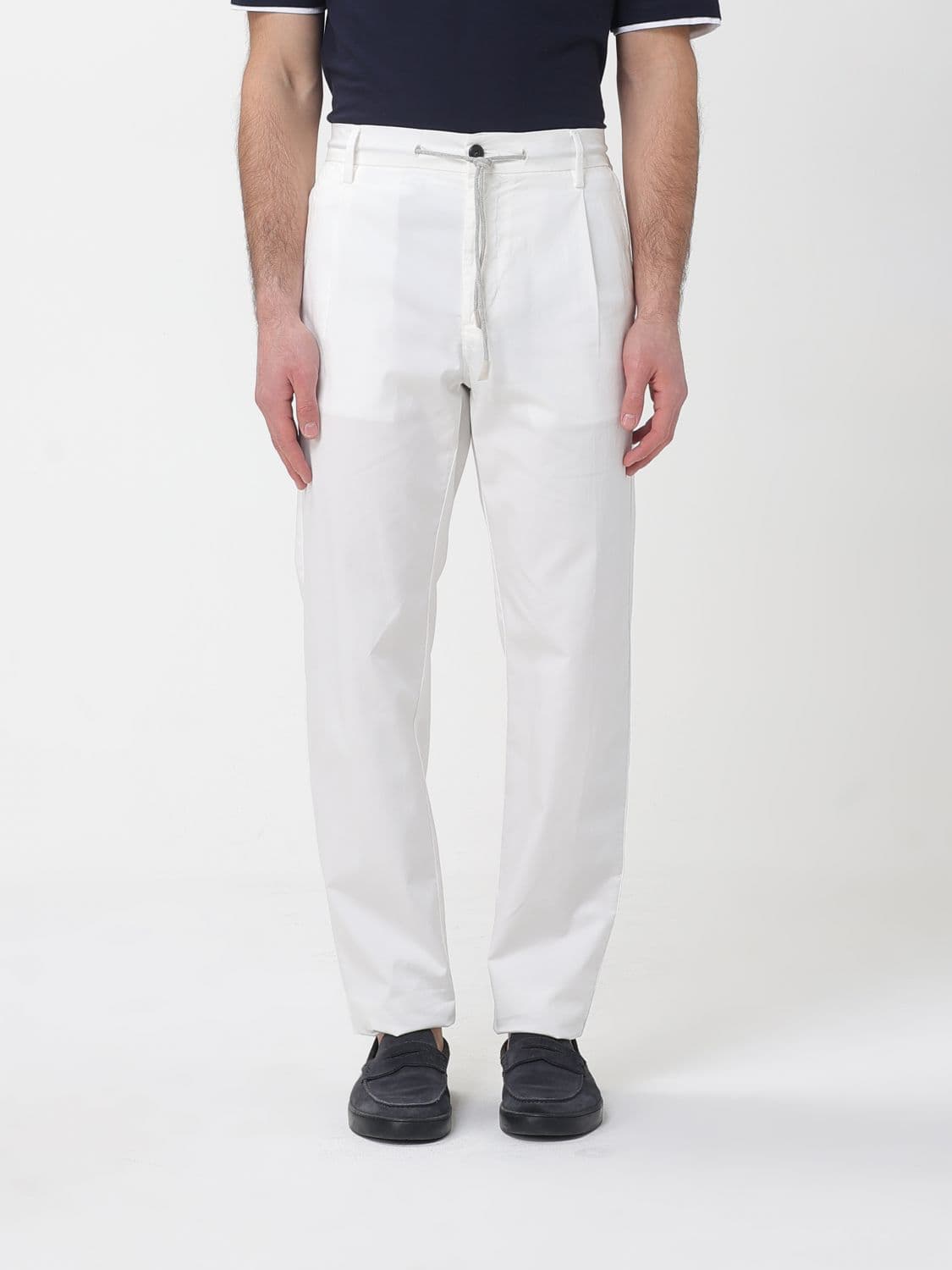 Eleventy Pants Men color White