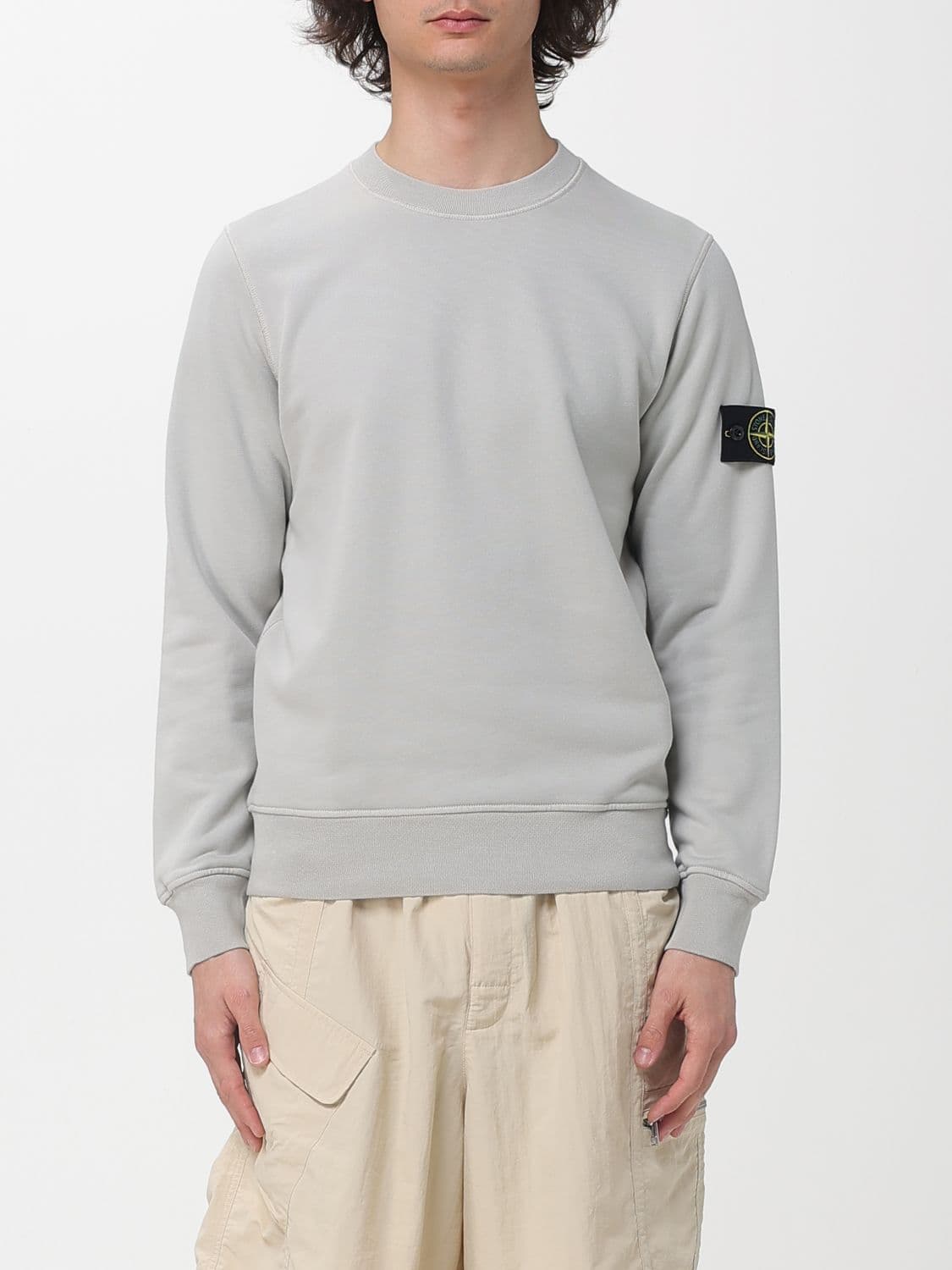 Stone Island Sweatshirt Men color Grey