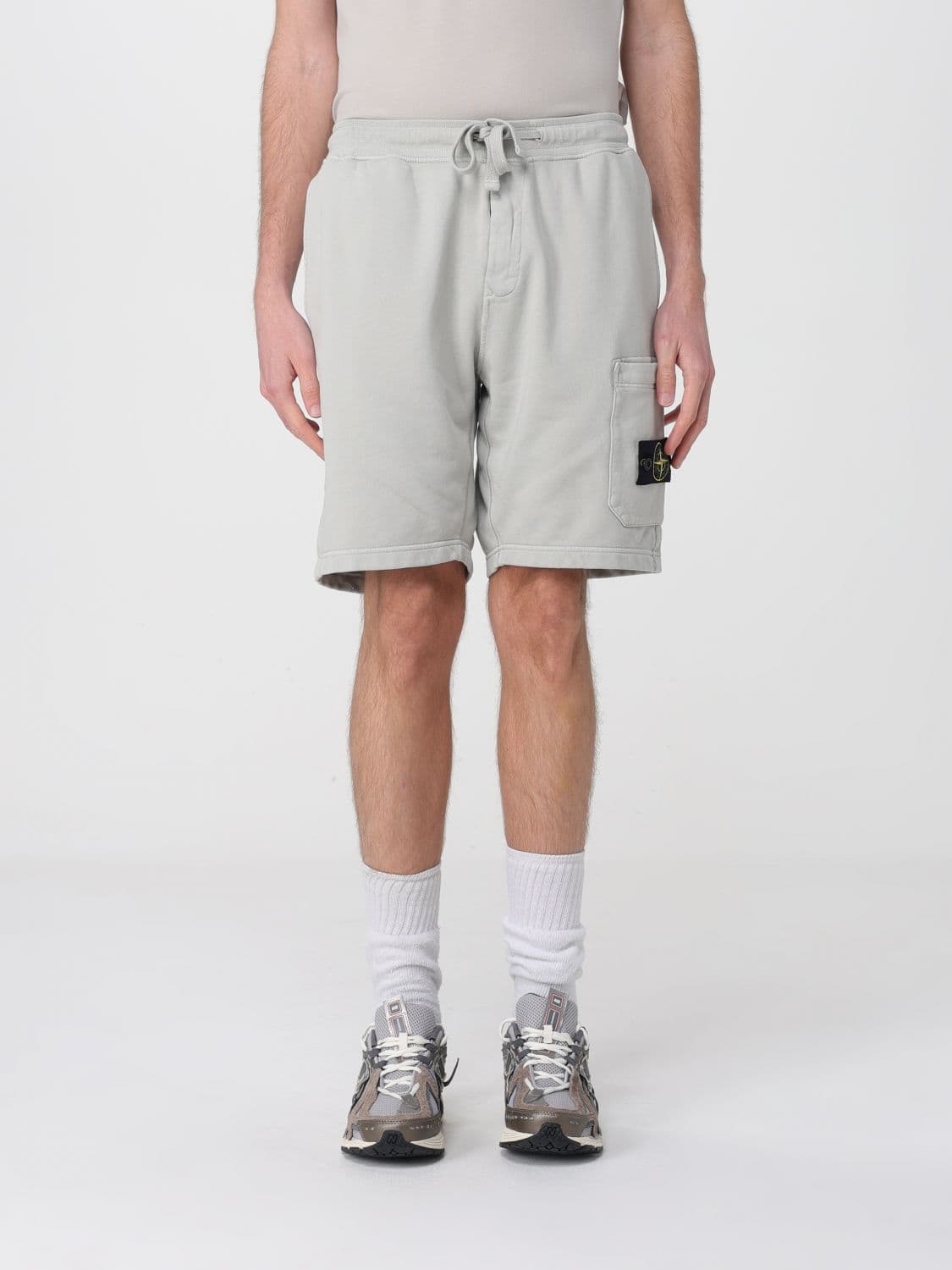 Stone Island Shorts Men color Pearl