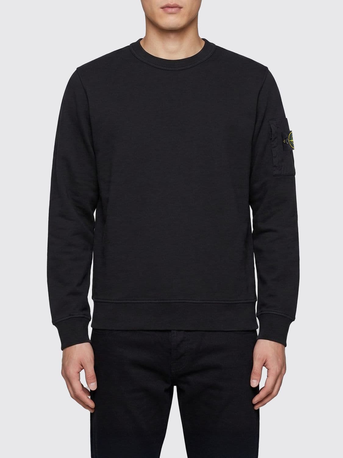Stone Island Sweatshirt Men color Black