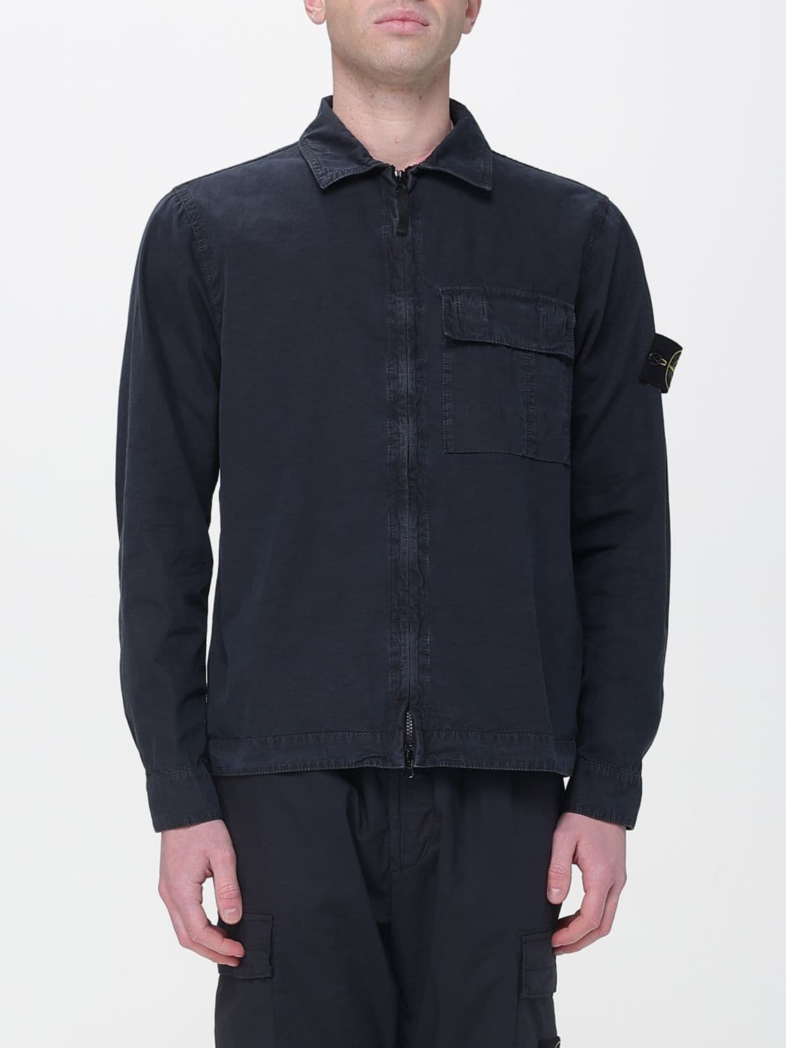 Stone Island Jacket Men color Navy