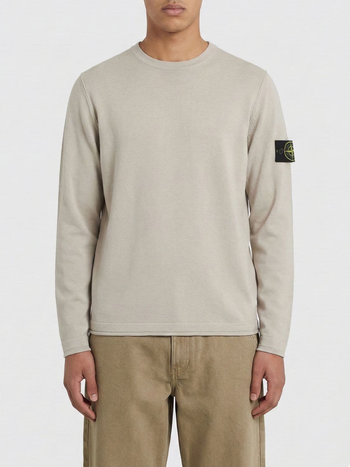 Stone Island Sweater Men color Beige