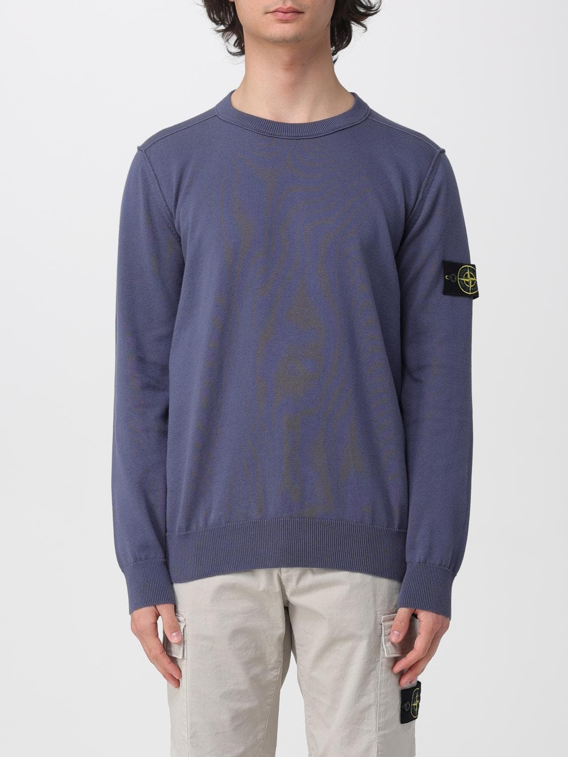Stone Island Sweater Men color Blue