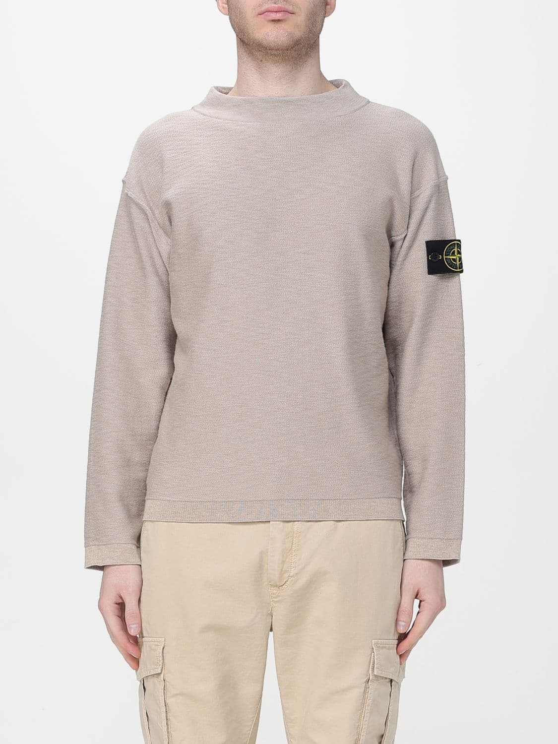 Stone Island Sweater Men color Sand