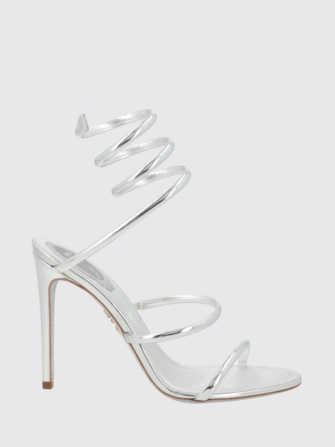 Rene Caovilla Heeled Sandal Woman color Silver