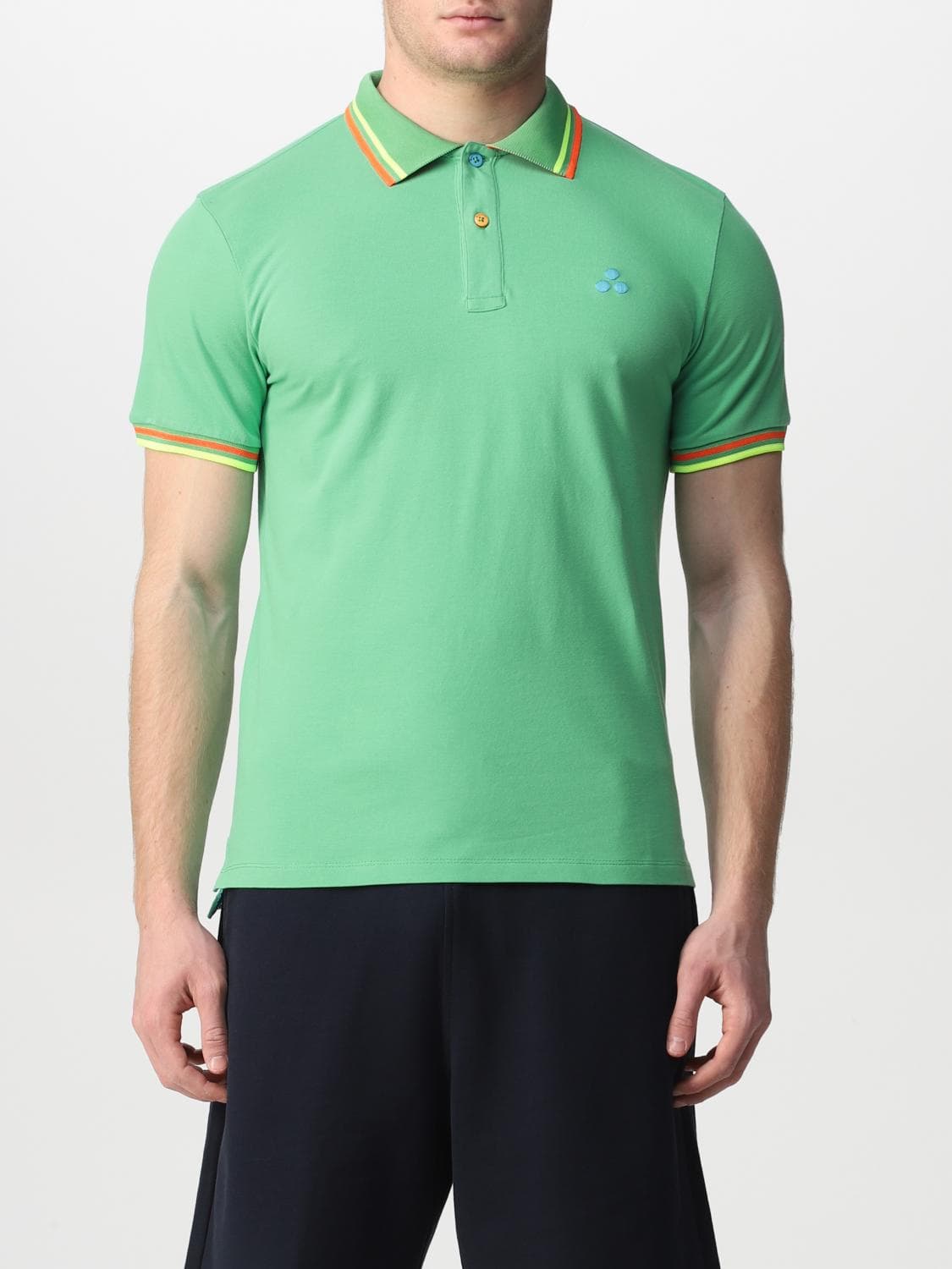 Peuterey Polo Shirt Men color Green