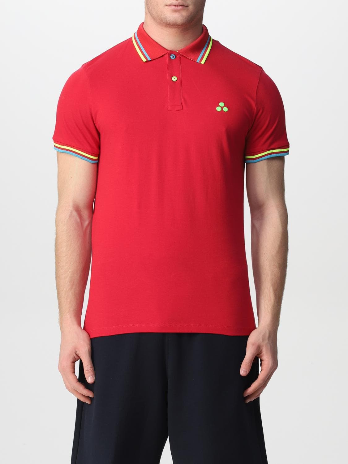 Peuterey Polo Shirt Men color Strawberry